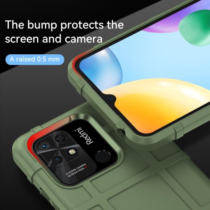 Bild 4,  Xiaomi Redmi 10C Skal Robust Grön