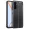  Samsung Galaxy A17 Skal Litchi Textur Svart