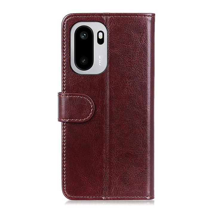 Bild 6,  OnePlus 15R Fodral Crazy Horse Läder Brun