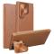NILLKIN NILLKIN Galaxy S24 Plus Fodral Qin Läder Cam Kickstand Brun