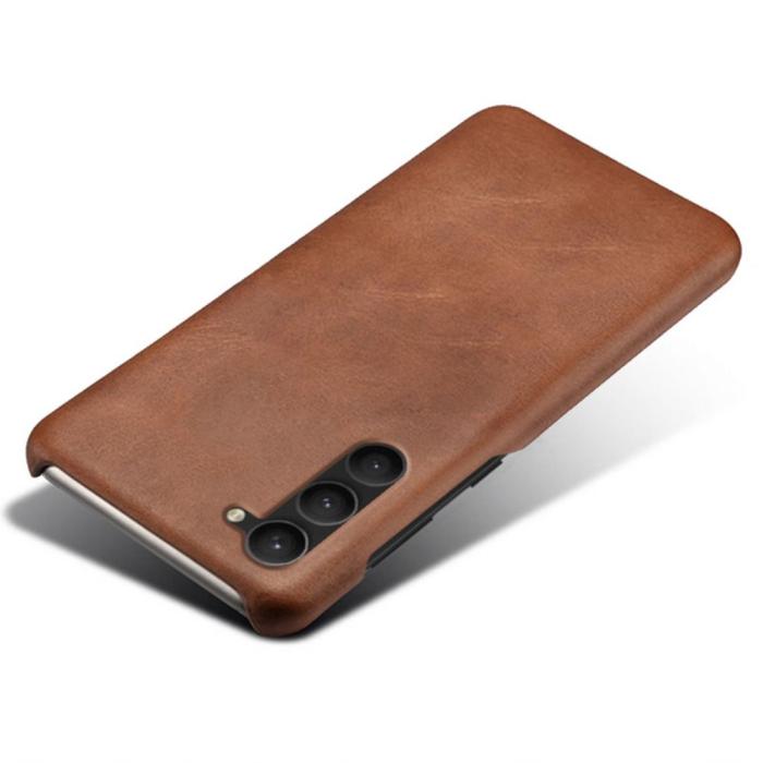 Bild 3,  Samsung Galaxy S24 Plus Läderbelagt Skal Brun