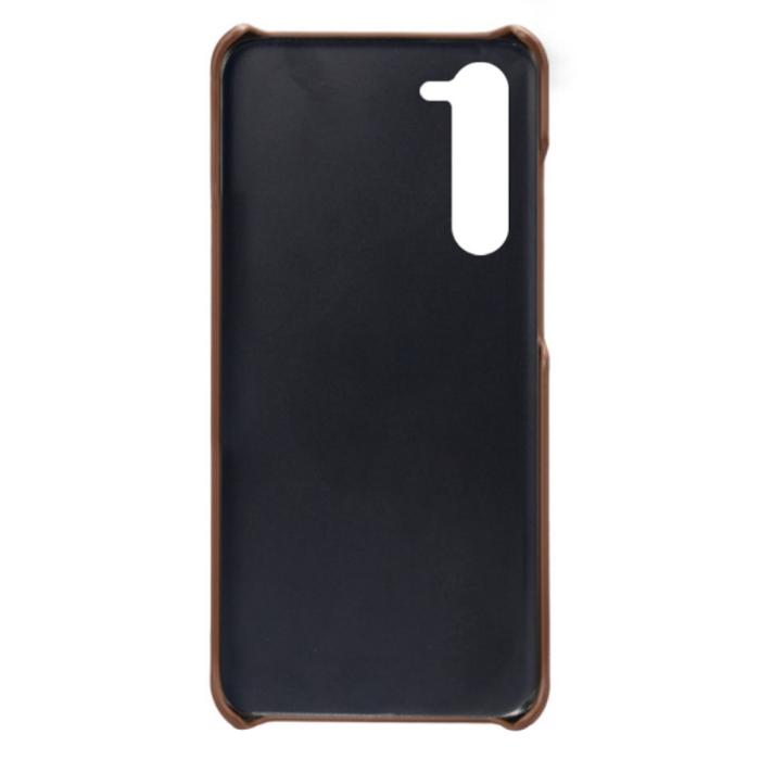Bild 4,  Samsung Galaxy S24 Plus Läderbelagt Skal Brun