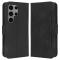  Galaxy S23 Ultra Fodral Med Avtagbart Kortfodral Svart