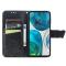  Motorola Moto G52/G82 Fodral Fjäril Tryck Svart
