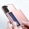  Samsung Galaxy S22 Plus Skal Hybrid Med Kortfack Svart