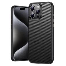  iPhone 16 Pro Skal MagSafe Kolfiber Textur Svart