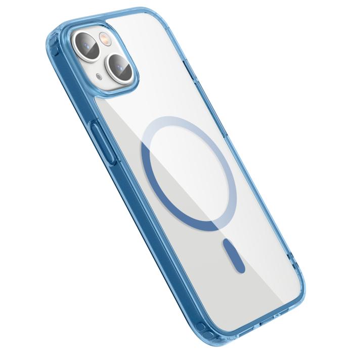 Bild 3, ColorPop ColorPop iPhone 14 Plus Skal CH MagSafe Transparent/Mörk Blå