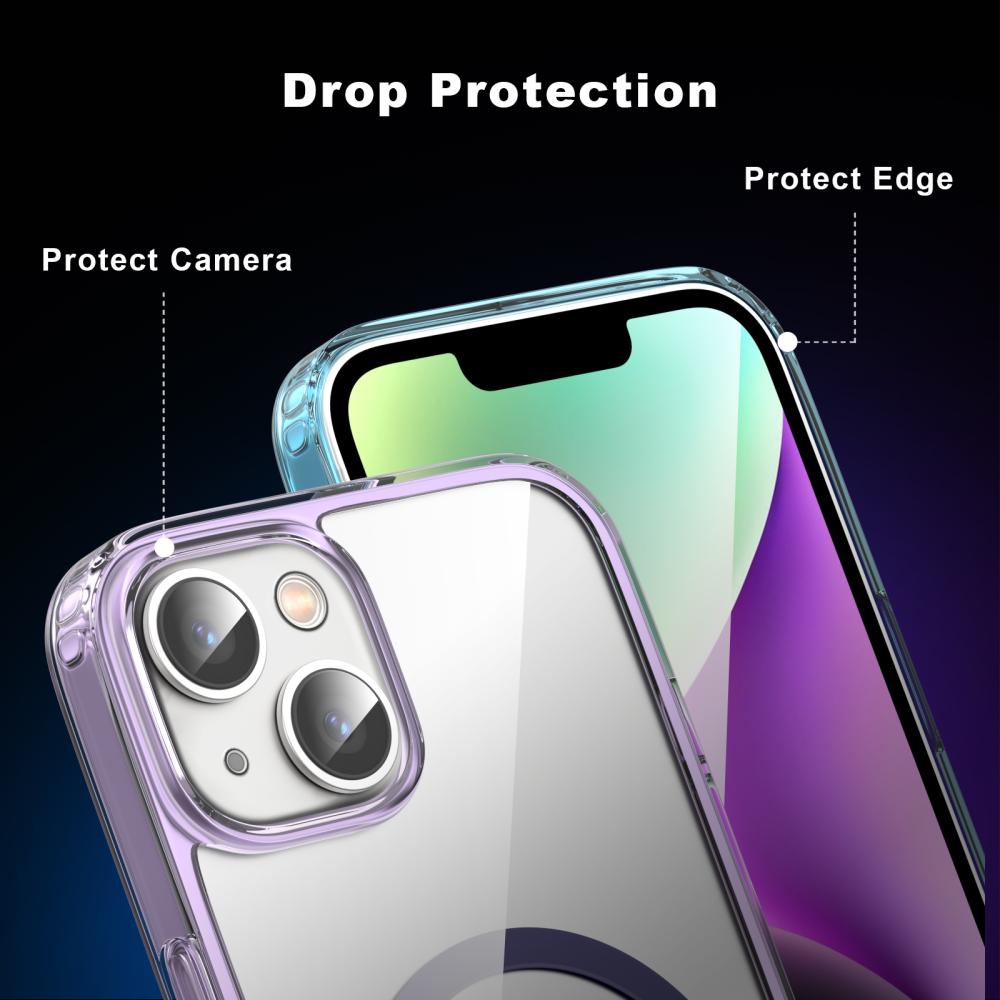 ColorPop ColorPop iPhone 14 Plus Skal CH MagSafe Transparent/Mörk Blå