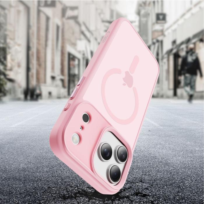 Bild 6, Tech-Protect Tech-Protect iPhone 17 Pro Skal MagSafe MagMat Rosa