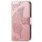  Samsung Galaxy A25 5G Fodral Läder Big Butterfly Roséguld