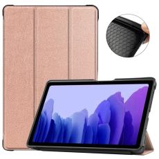  Samsung Galaxy Tab A7 10.4 Fodral Shockproof Tri-Fold Ros&eacute;guld