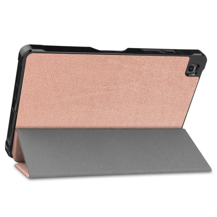 Bild 4,  Samsung Galaxy Tab A7 10.4 Fodral Shockproof Tri-Fold Roséguld