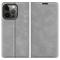  iPhone 13 Pro - Skin Touch Flip Fodral - Grå