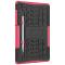 Samsung Galaxy Tab S6 Lite Skal Rugged Kickstand Armor Rosa