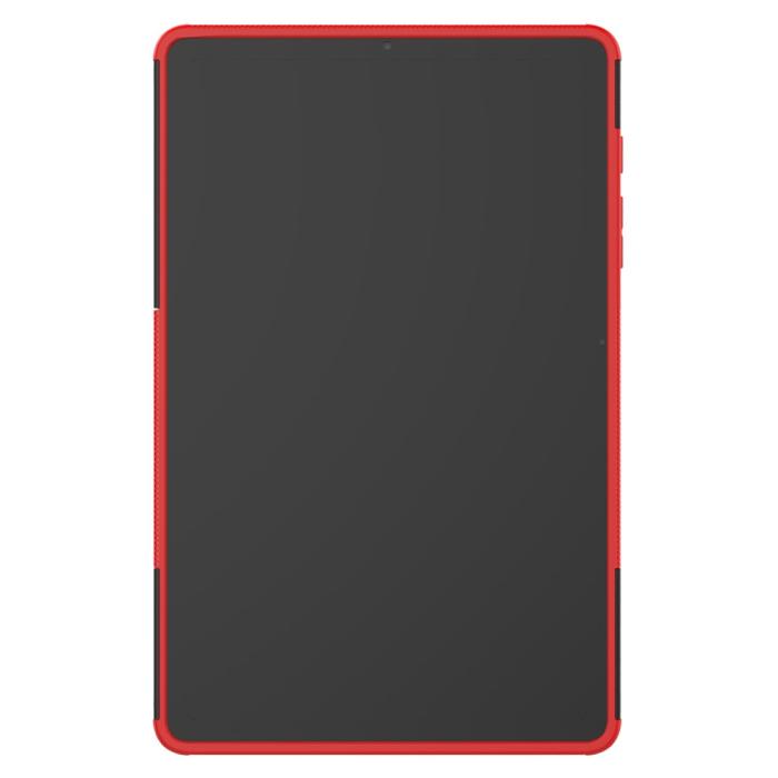 Bild 5,  Samsung Galaxy Tab S6 Lite Skal Rugged Kickstand Armor Röd
