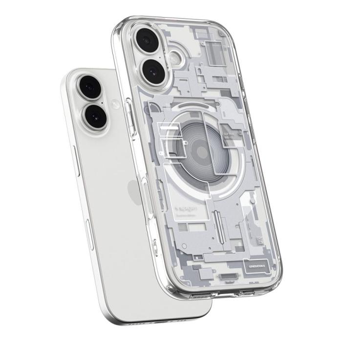 Bild 5, Spigen Spigen iPhone 17 Skal MagSafe Ultra Hybrid Zero One Vit