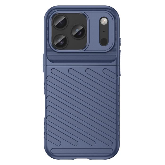 Bild 2,  iPhone 18 Pro / 17 Pro Skal Skal TPU Vävt Mönster Blå