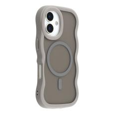  iPhone 17 Skal MagSafe Wavy Matt Gr&aring;