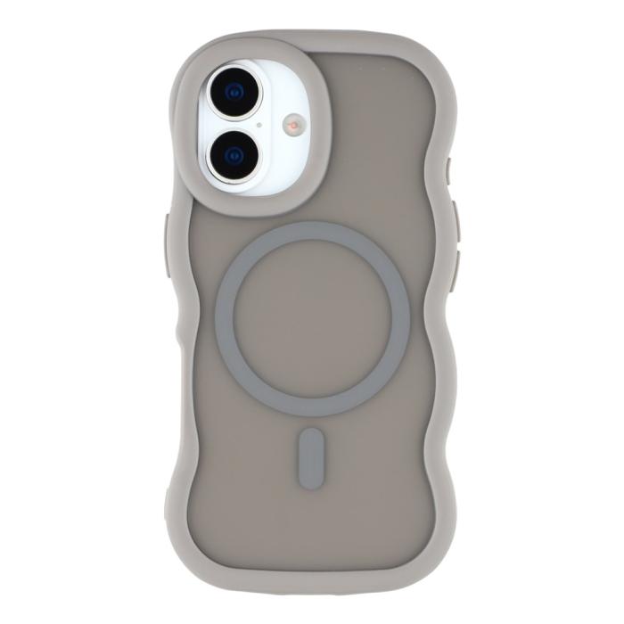 Bild 3,  iPhone 17 Skal MagSafe Wavy Matt Grå