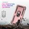  Samsung Galaxy A37 5G Skal Shockproof Hybrid Ring Roséguld