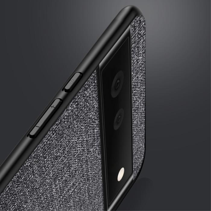 Bild 3,  Google Pixel 8 Skal Tygmönstrat Hybrid Svart