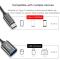 YESIDO YESIDO USB-C Hane - USB-A Hona Adapter Kabel Svart