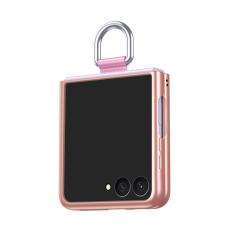  Samsung Galaxy Z Flip 8 Skal med Ringh&aring;llare Gummerad PC Rosa
