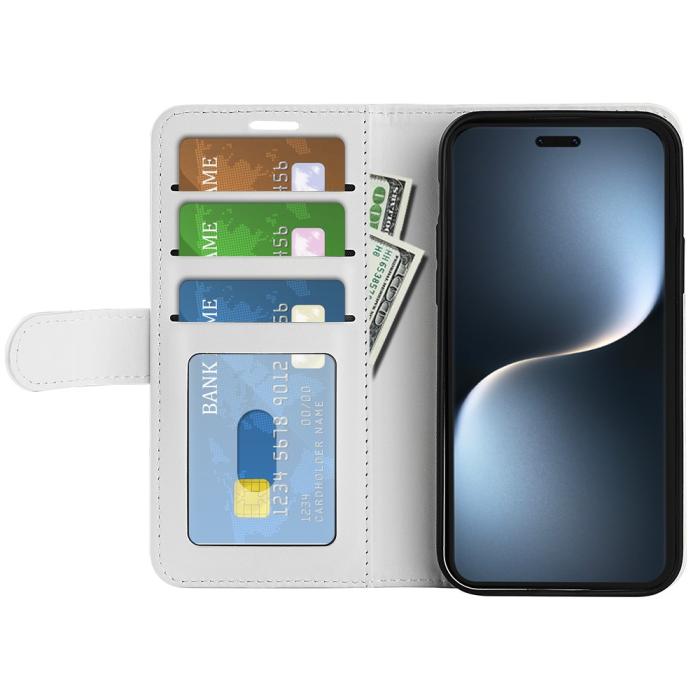 Bild 2,  Honor Magic7 Pro Fodral Crazy Horse Läder Vit