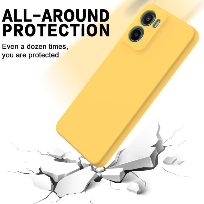Bild 5,  Motorola Moto G06 Power Skal Liquid Silikon Gul