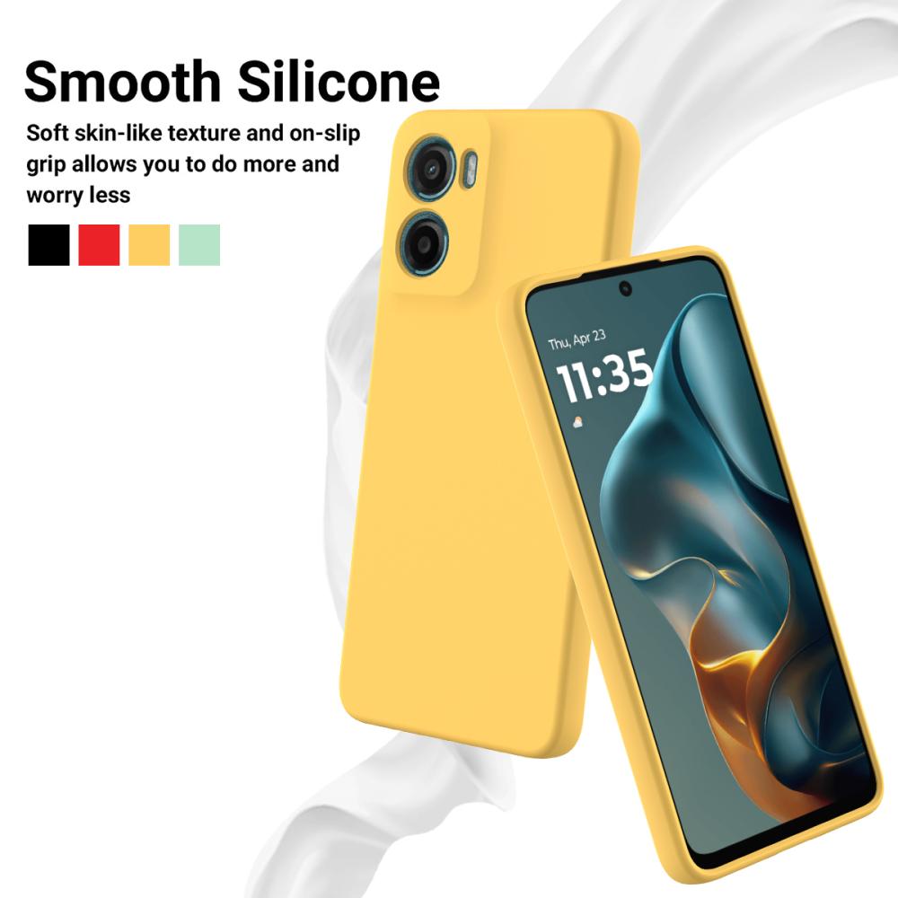  Motorola Moto G06 Power Skal Liquid Silikon Gul