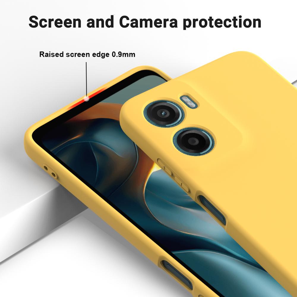  Motorola Moto G06 Power Skal Liquid Silikon Gul