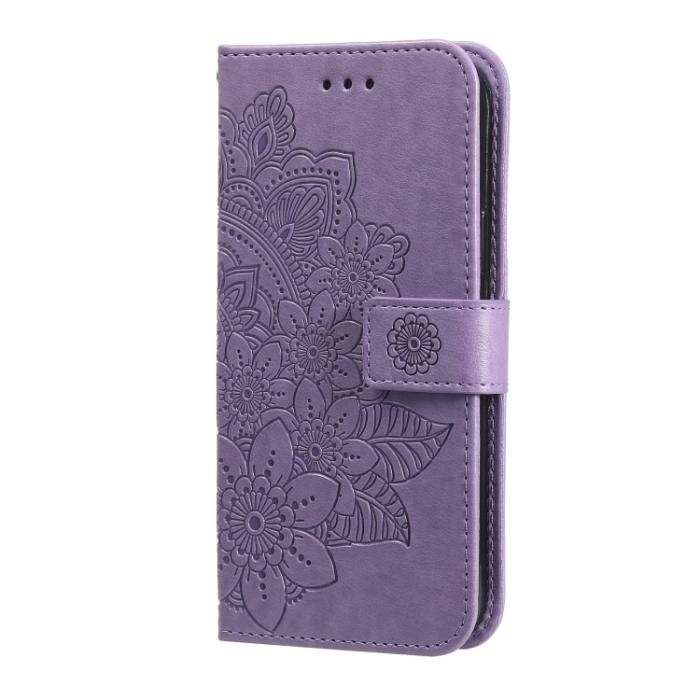 Bild 2,  iPhone 14 Fodral Mandala Blomma Lila