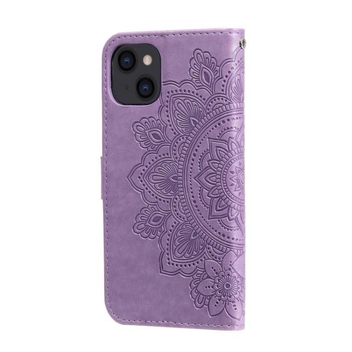Bild 3,  iPhone 14 Fodral Mandala Blomma Lila