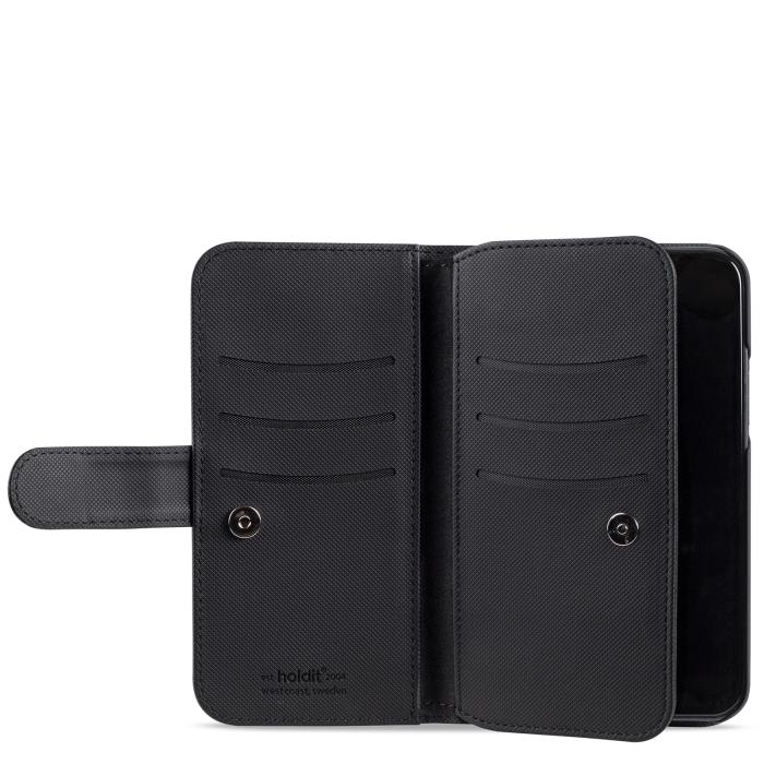 Bild 4, holdit holdit iPhone 12 / 12 Pro - Flerfack 2in1 Magnet Fodral / Skal - Svart