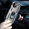  iPhone 13 Mini - Shockproof Hybrid Ring Skal - Silver
