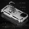  iPhone 13 Mini - Shockproof Hybrid Ring Skal - Silver