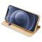 DUX DUCIS iPhone 13 Mini - DUX DUCIS Skin Pro Läder Fodral - Guld