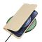 DUX DUCIS iPhone 13 Mini - DUX DUCIS Skin Pro Läder Fodral - Guld