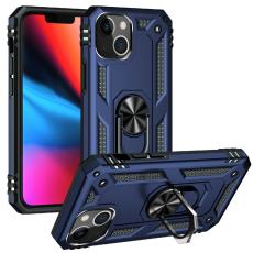  iPhone 13 Mini - Shockproof Hybrid Ring Skal - Bl&aring;