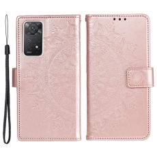  Xiaomi Redmi Note 11 Pro 5G Fodral Mandala L&auml;der Ros&eacute;guld
