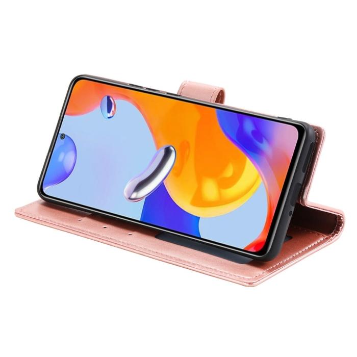 Bild 5,  Xiaomi Redmi Note 11 Pro 5G Fodral Mandala Läder Roséguld