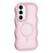  Samsung Galaxy S25 / S24 Skal MagSafe Wavy Matt Rosa