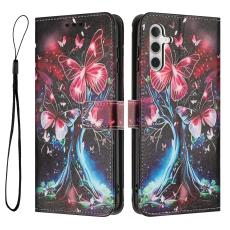  Samsung Galaxy A27 5G Fodral L&auml;der Fj&auml;ril/Tr&auml;d
