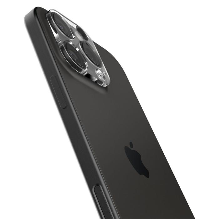 Bild 3, Spigen Spigen iPhone 16/15/14 Pro/Pro Max 2-PACK Linsskydd Optik.tR
