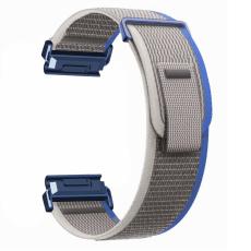  Klockarmband 26 mm Nylon Loop Gr&aring;/Bl&aring;