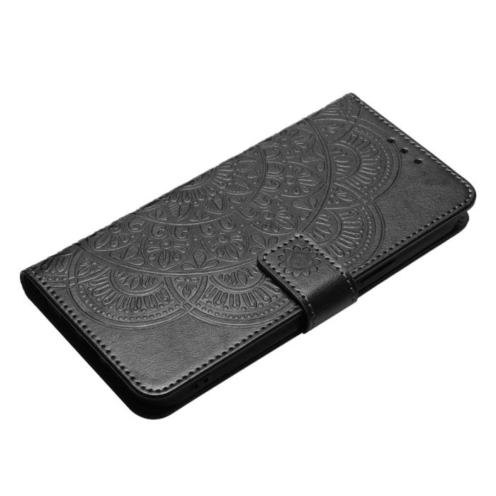 Bild 4,  Samsung Galaxy A16 / A26 5G Fodral Mandala Läder Svart