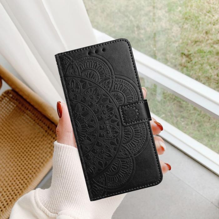 Bild 5,  Samsung Galaxy A16 / A26 5G Fodral Mandala Läder Svart