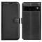  Google Pixel 8 Pro Fodral Litchi Textur Svart