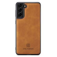 DG.MING DG.MING Samsung Galaxy S23 Skal L&auml;derbelagt Brun