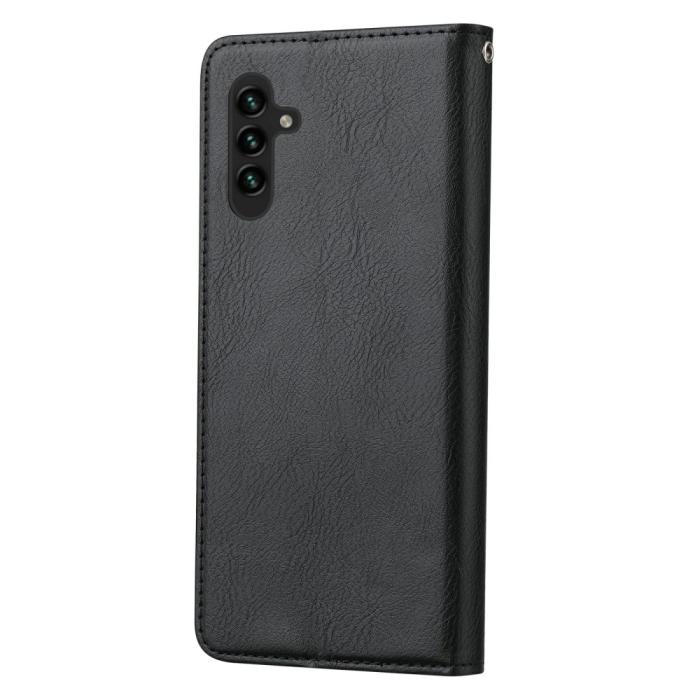 Bild 6,  Samsung Galaxy S25 Fodral Flip Läder Med Kortficka Svart
